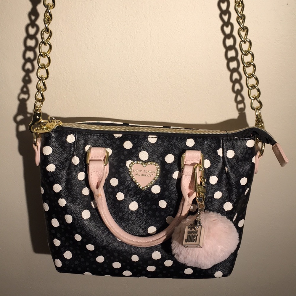 Betsey Johnson | Adorable Polkadot Crossbody Bag - Picture 3 of 7